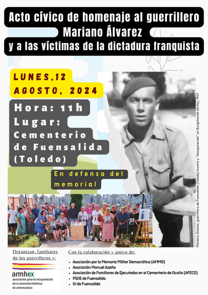 Acto cívico homenaje a víctimas del franquismo