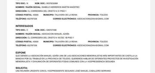 Solicitud de reunión con Gobierno de CLM